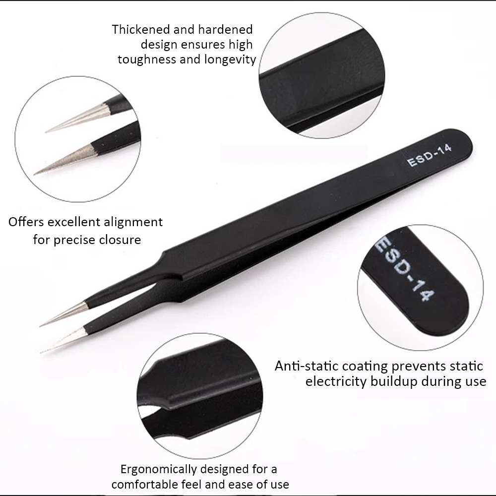 Precision Tweezers for Crafting