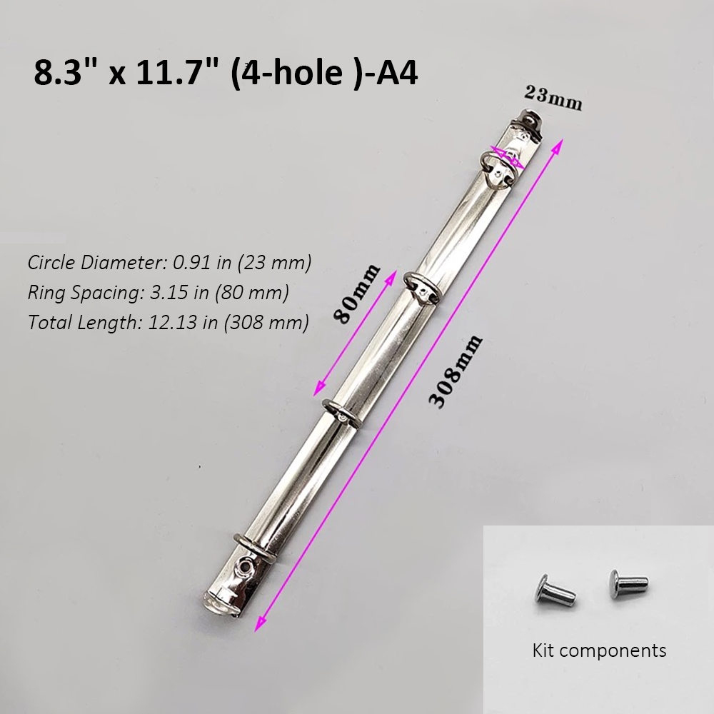 Refillable Notebook Binder Rings