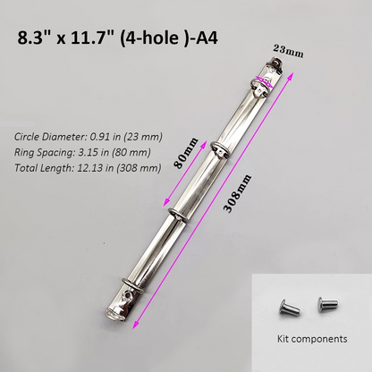 Refillable Notebook Binder Rings