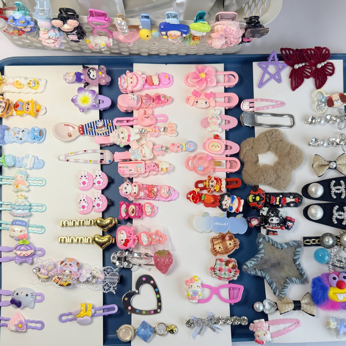Handmade Decoden Cream Hair Clips