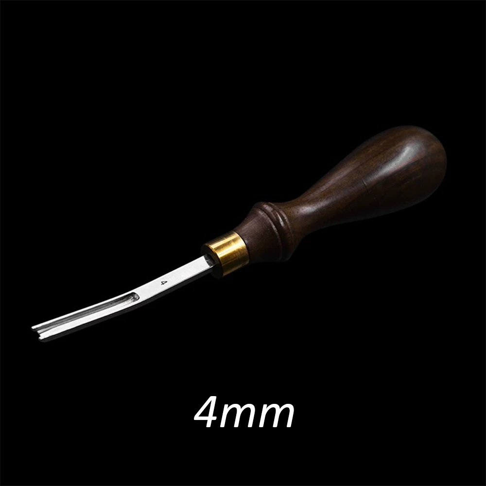 French Style Wide Mouth Skiving Tool, Leather Edge Bevelers Tool, Leathercraft Tool