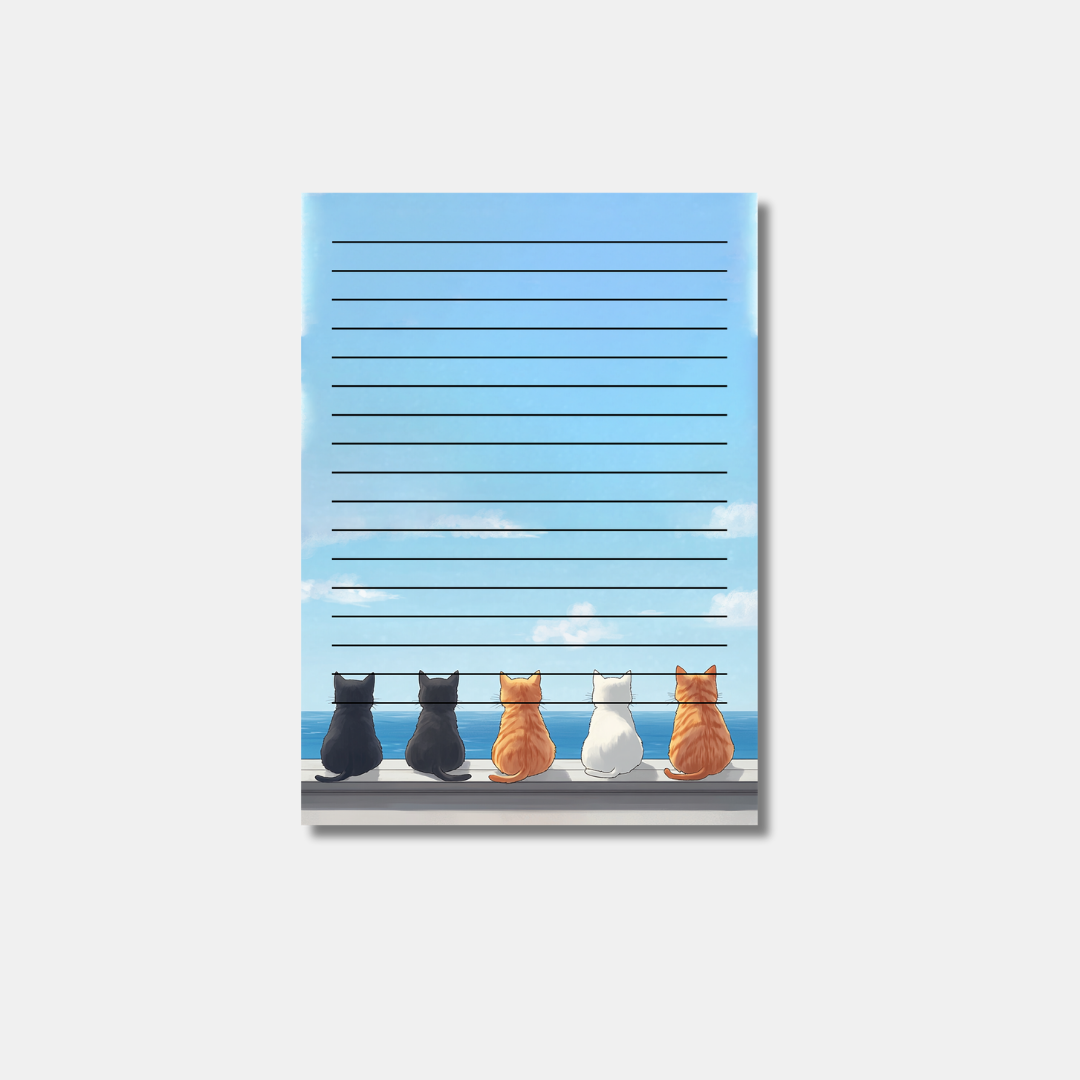 Beachside Paws Blue Stone Notepads