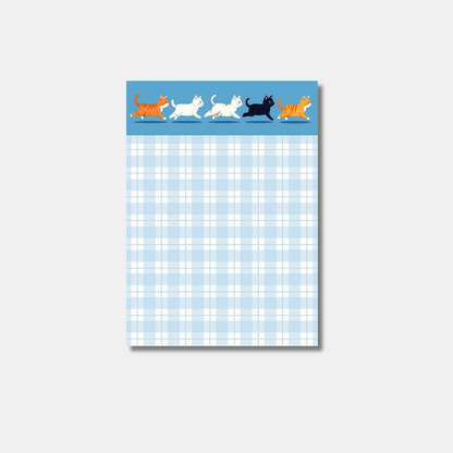 Pouncing Paws Blue Stone Memo Notepads