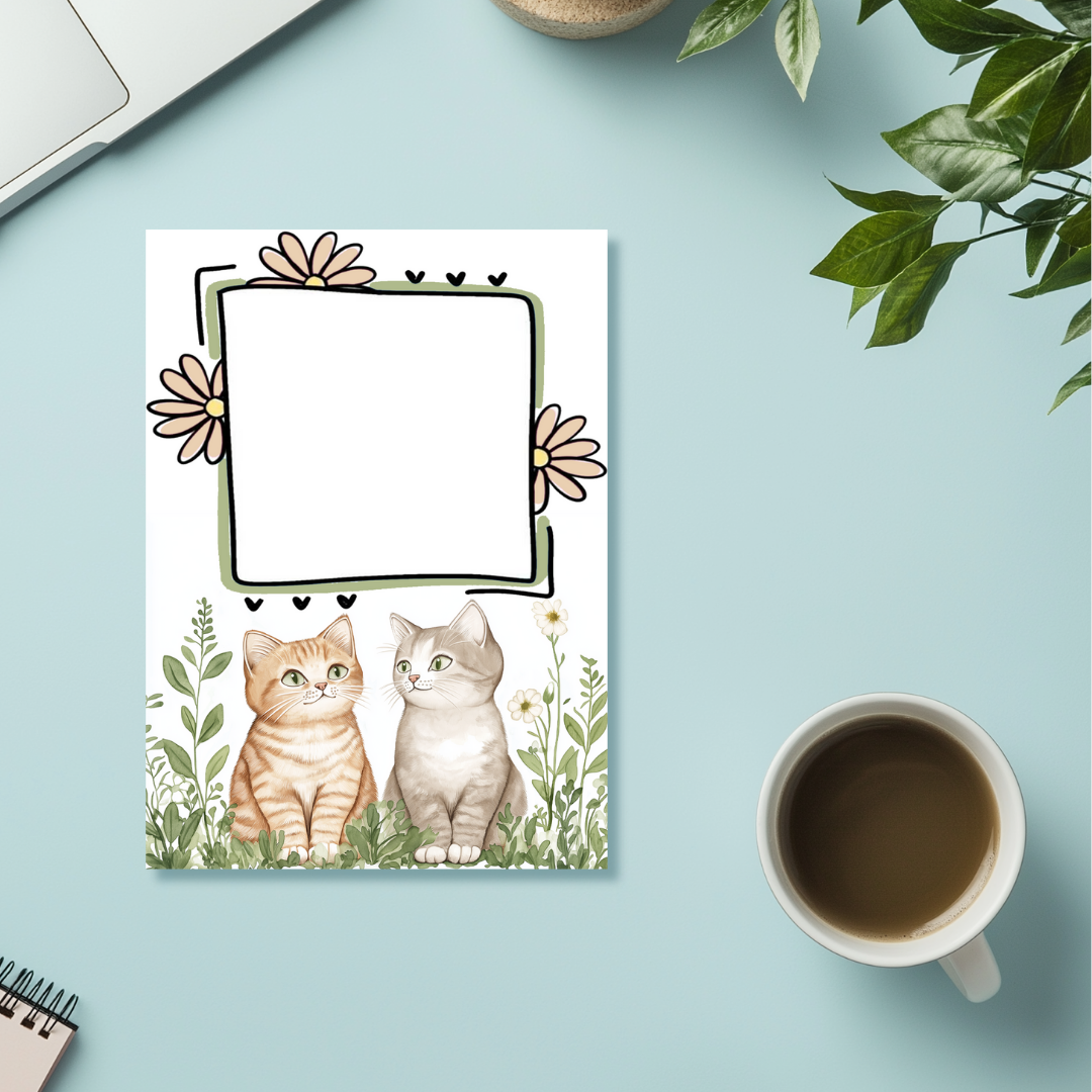 Cat Doodle Notepads-Perfect for Notes, Journals, and Everyday Cuteness