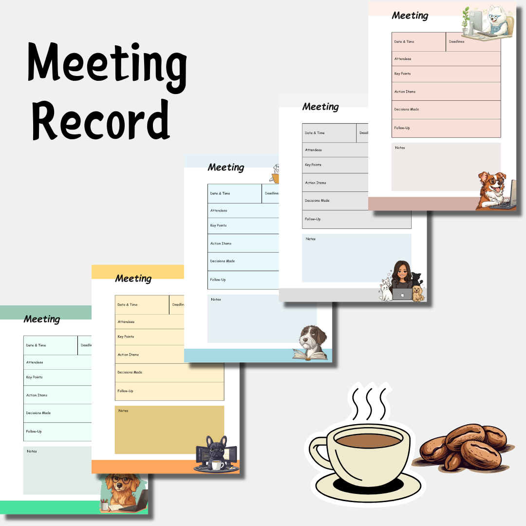 A6 SIze Notepads for Record