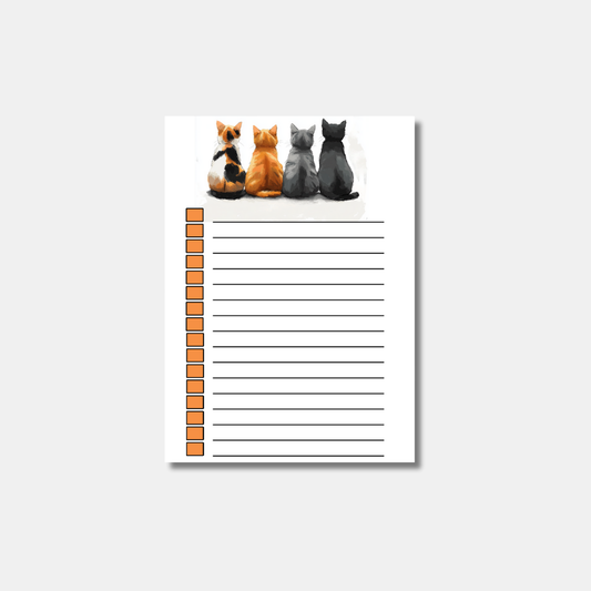 Chubby Cat Check Memo Pads